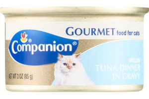 Companion Gourmet Food for Cats Grilled Tuna Dinner in Gravy 3 OZ