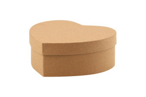 Коробка подарункова Серце крафтове 16*14*6см Parus Yang