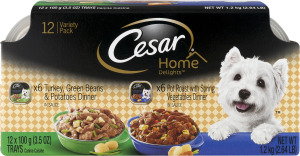 Cesar Home Delights Dog Food Variety Pack - 12 CT