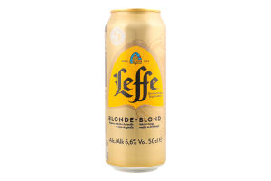 Пиво Leffe Blond з/б