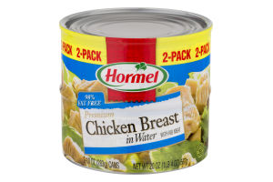 Hormel Premium Canned Chunk Chicken Breast in Water, 10 Ounce (Pack of 2)