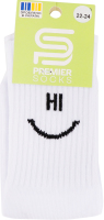 Шкарпетки підліт Premier socks Hi-Bye білий р22-24