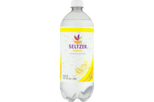Ahold Flavored Seltzer Water Lemon