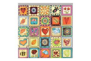 Блокнот лінія з перфорацією та клеєве кріплення 10*10см 60аркушівТетрада