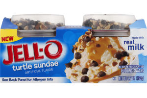 JELL-O Pudding Snacks Turtle Sundae - 2 CT