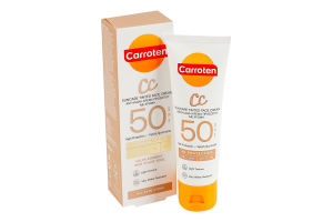 СС-крем для лица тонирующий SPF 50 Carroten 50мл