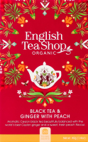 Чай чорний English Tea Shop імбир-персик органіч