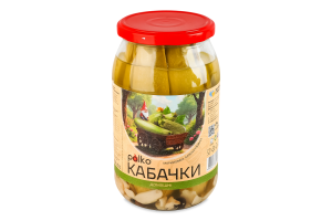 Кабачки маринованные домашние резаные стерилизованные Palko с/б 830г