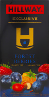 Чай черный байховый мелкий с лесными ягодами Forest berries Exclusive Hillway к/у 25х1.5г