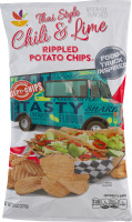 Ahold Food Truck Inspired Rippled Potato Chips Thai Style Chili & Lime