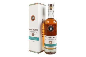 Виски 0.7л 40% шотландский односолодовый высокогорный 12 лет Fettercairn к/у