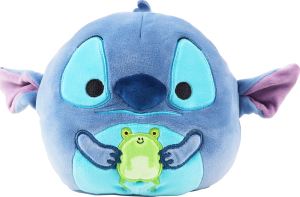 Игрушка мягкая для детей от 3лет 17см №SQDI00730 Стич с лягушкой Disney Squishmallows 1шт