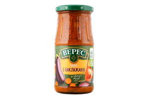 Икра из баклажанов стерилизованная Экстра Верес с/б 435г