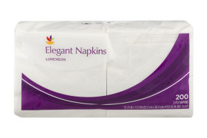 Ahold Elegant Napkins Luncheion - 200 CT