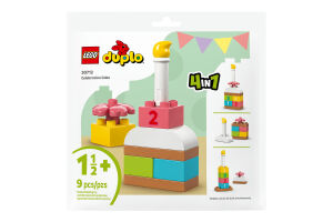 Конструктор для дітей від 1.5року №30712 Celebration cake Duplo Lego 9ел
