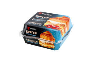 Бургер з біфштексом та блакитним сиром 230г М'ясторія