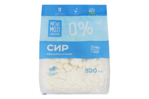 Творог 0% Міськмолзавод №1 м/у 300г
