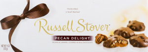 Russell Stover Pecans & Caramel Covered In Milk Chocolate Pecan Delight