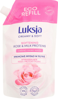 Мыло жидкое для рук со смягчающим эффектом Rose&Milk proteins Luksja 400мл