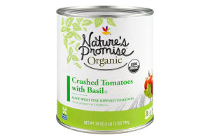 Nature's Promise Organic Crushed Tomatoes with Basil