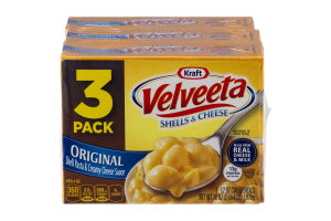 Kraft Velveeta Shells & Cheese Original - 3 CT