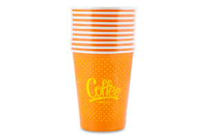 Стакани паперові Суббота 250 мл/10 шт. з малюнком