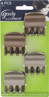 Goody Slideproof Secure Fit Claw Clips - 4 CT