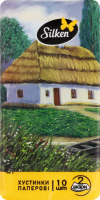 Хустинки носові паперові білі 2шари 10шт Сілкен