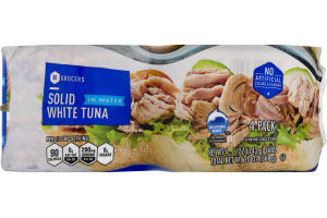 SE Grocers Solid White Tuna In Water - 4 PK