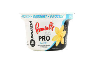 Десерт кисломолочний протеїновий ваніль 10% Premialle life PRO стакан 160г