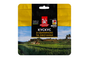 Кускус со свининой и овощами Сто пудів д/п 88г