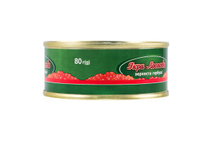 Икра лососевая зернистая горбуши ТОВ Юніверсал Фіш Компані ж/б 80г