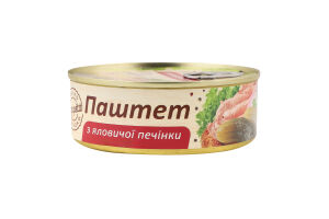Паштет из говяжьей печени L'appetit ж/б 240г