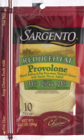 Sargento Reduced Fat Provolone Cheese Slices - 10 CT