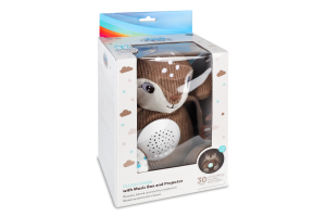 Іграшка плюшева Оленя музична з проєктором Канпол бейбіс