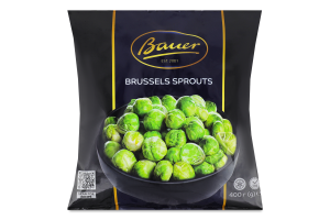 Капуста брюсельська швидкозаморожена Bauer м/у 400г