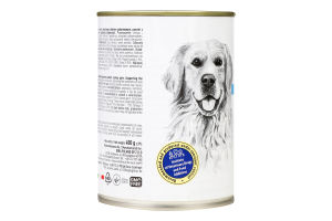 Корм д/собак Паштет з індичкою гіпоалергенний 400г ж/б Ензо Вет