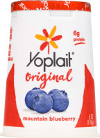 Yoplait Original Low Fat Yogurt Mountain Blueberry