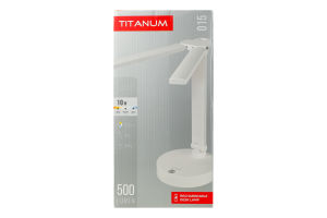 Лампа настiльна LED з акумулятором 10W 500Lm Titanum