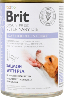 Корм консервований повнораціонний дієтичний для собак Gastrointestinal Brit з/б 400г