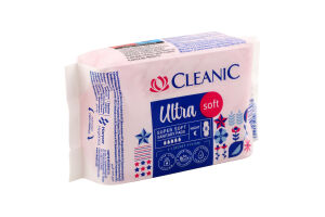 Прокладки гігієнічні Cleanic Soft Ultra нічні