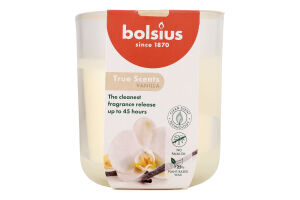 Свічка Bolsius Ваніль у склі 97/85мм