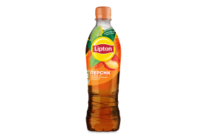 Чай холодний чорний Персик Lipton п/пл 500мл