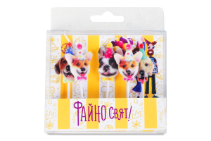 Свічки для торта формовані 900015