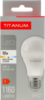 Лампа светодиодная 12W 1160lm E27 4100К №TLA6012274 Titanum 1шт