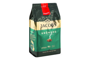 Кофе натуральный жареный в зернах Kronung Jacobs м/у 250г