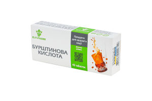 Добавка диетическая Янтарная кислота Elit-Pharm 40шт