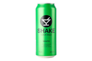 Напиток слабоалкогольный 500мл 7% сильногазированный Мохито Cocktails Shake ж/б
