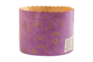 Форма для випікання для виробів з тіста паперова 110х85мм Пастель ТОВ РКСП 1шт