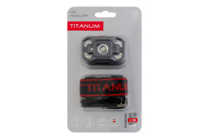 Фонарик налобный светодиодный аккумуляторный 110lm 7700K/8500K №TLF-H08 Titanum 1шт